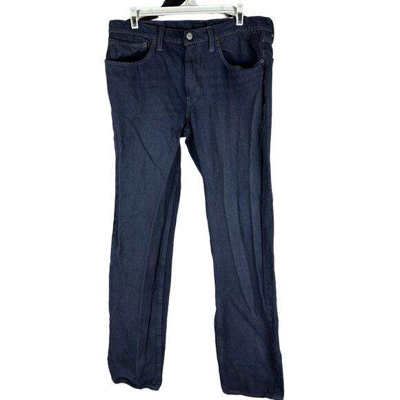 Levis 511 Mens Jeans W34 L32 Slim Fit Cotton & Elastane Blend Dark Blue